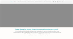 Desktop Screenshot of guidetomilitarytravel.com